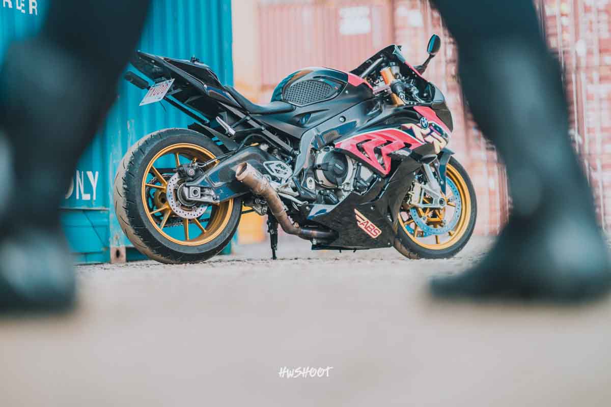 BMW S1000RR automotive photography in Calgary
